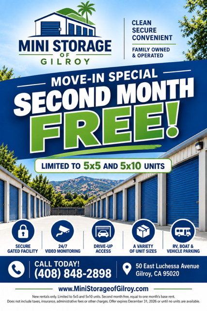 gilroy mini storage second